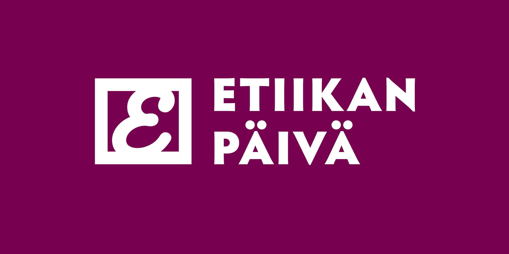 Kuvituskuvassa teksti "Etiikan päivä".