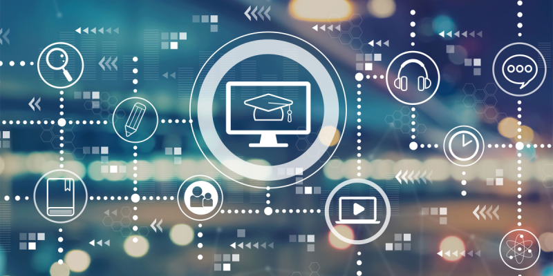 Illustration image with graphics about data transfer.