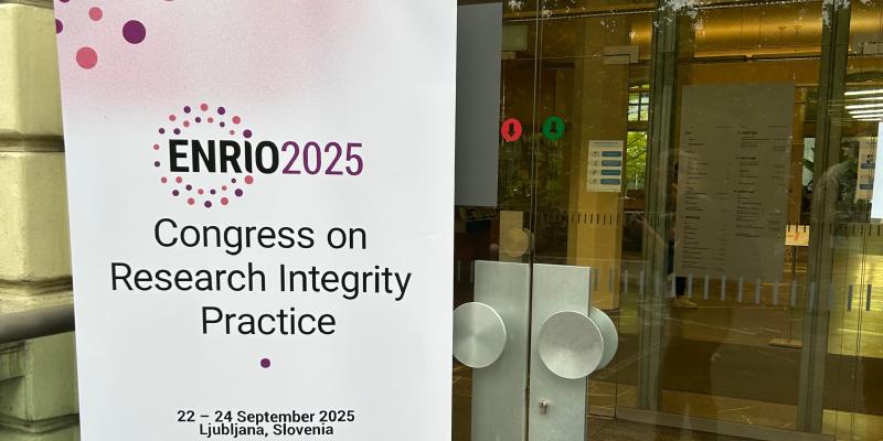 ENRIO2025-kongressin tapahtumapaikan sisäänkäynti