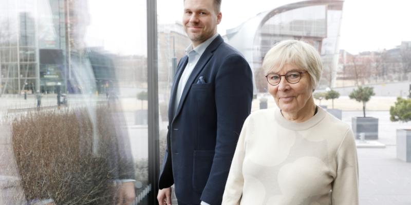 Petro Poutanen ja Anna Mauranen.
