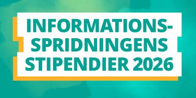 Informationsspridningens stipendier 2026.