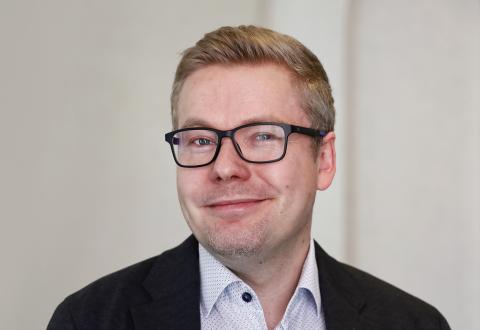 Kuvassa TJNK:n Mikael Laakso